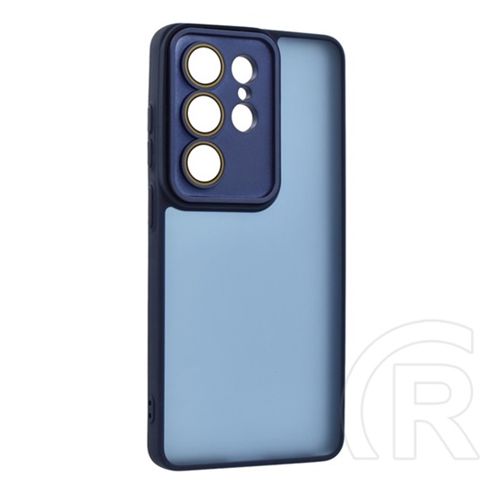 Gigapack Samsung Galaxy S26 Ultra (SM-S948) szilikon védő (ütésálló, akril hátlap, kameravédő) sötétkék