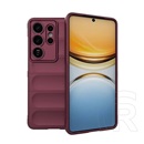 Gigapack Samsung Galaxy S26 Ultra (SM-S948) szilikon védő (ütésálló, kameravédő, 3d) bordó