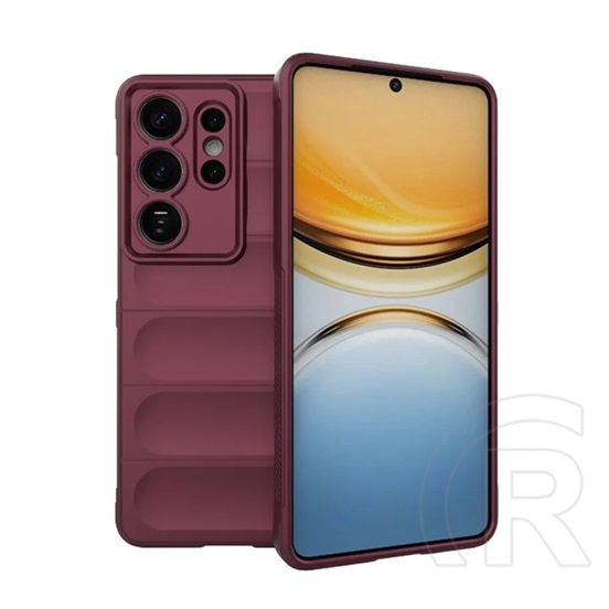 Gigapack Samsung Galaxy S26 Ultra (SM-S948) szilikon védő (ütésálló, kameravédő, 3d) bordó
