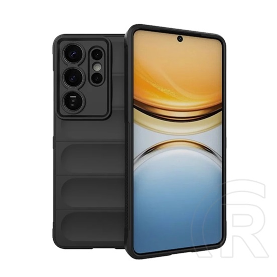 Gigapack Samsung Galaxy S26 Ultra (SM-S948) szilikon védő (ütésálló, kameravédő, 3d) fekete