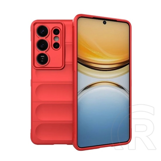 Gigapack Samsung Galaxy S26 Ultra (SM-S948) szilikon védő (ütésálló, kameravédő, 3d) piros
