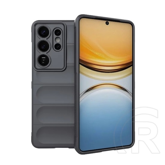 Gigapack Samsung Galaxy S26 Ultra (SM-S948) szilikon védő (ütésálló, kameravédő, 3d) sötétszürke