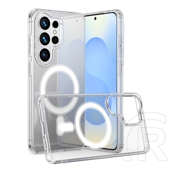 Gigapack Samsung Galaxy S26 Ultra (SM-S948) szilikon védő (ütésálló, légpárnás, magsafe) átlátszó