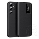 Gigapack Samsung Galaxy S26 Ultra (SM-S948) tok álló (aktív flip, oldalra nyíló, smart view cover) fekete