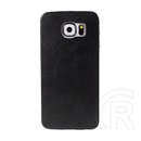 Gigapack Samsung Galaxy S6 (SM-G920) szilikon telefonvédő (ultravékony, bőr hatású) fekete