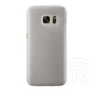 Gigapack Samsung Galaxy S7 szilikon telefonvédő (szálcsiszolt minta, fehér)