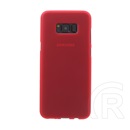 Gigapack Samsung Galaxy S8+ szilikon telefonvédő (matt, piros)