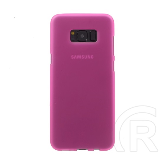 Gigapack Samsung Galaxy S8+ szilikon telefonvédő (matt, rózsaszín)