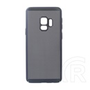 Gigapack Samsung Galaxy S9 (SM-G960) műanyag telefonvédő (gumírozott, lyukacsos minta) sötétkék