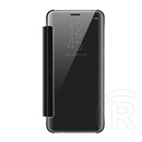 Gigapack Samsung Galaxy S9 (SM-G960) tok álló (aktív flip, tükrös felület, mirror view case) fekete