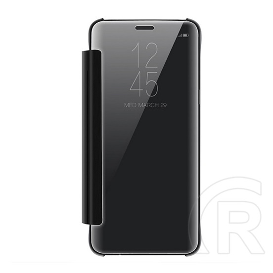 Gigapack Samsung Galaxy S9 (SM-G960) tok álló (aktív flip, tükrös felület, mirror view case) fekete