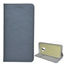 Gigapack Samsung Galaxy S9 (SM-G960) tok álló, bőr hatású (flip, asztali tartó funkció, rombusz minta) szürke