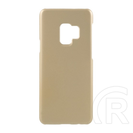 Gigapack Samsung Galaxy S9 műanyag telefonvédő (gumírozott, arany)