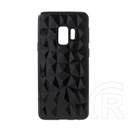 Gigapack Samsung Galaxy S9 szilikon telefonvédő (3D, gyémánt minta, fekete)