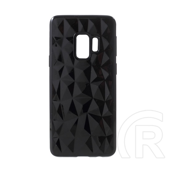 Gigapack Samsung Galaxy S9 szilikon telefonvédő (3D, gyémánt minta, fekete)