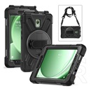 Gigapack Samsung Galaxy Tab Active 5 WIFI (SM-X300)  defender tok ( kitámasztó, 360° + kézpánt, vállpánt) fekete