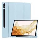 Gigapack Samsung Galaxy Tab S10 Plus LTE (SM-X826B) tok (aktív flip, asztali tartó, ceruza tartó) világoskék