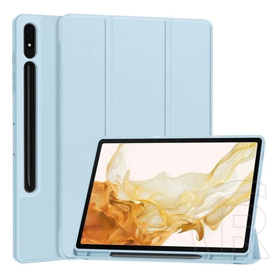 Gigapack Samsung Galaxy Tab S10 Plus LTE (SM-X826B) tok (aktív flip, asztali tartó, ceruza tartó) világoskék