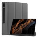 Gigapack Samsung Galaxy Tab S10 Ultra LTE (SM-X926B) tok (aktív flip, asztali tartó, ceruza tartó) sötétszürke