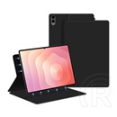 Gigapack Samsung Galaxy Tab S11 Ultra 5G (SM-X936B)  tok álló, bőr hatású (aktív flip, mágneses, asztali tartó) fekete
