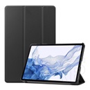 Gigapack Samsung Galaxy Tab S9 LTE (SM-X716) tok álló, (aktív flip, trifold asztali tartó funkció, s pen tartó) fekete