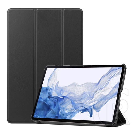 Gigapack Samsung Galaxy Tab S9 LTE (SM-X716) tok álló, (aktív flip, trifold asztali tartó funkció, s pen tartó) fekete