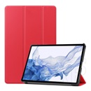 Gigapack Samsung Galaxy Tab S9 WIFI (SM-X710) tok álló, (aktív flip, trifold asztali tartó funkció, s pen tartó) piros