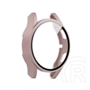 Gigapack Samsung Galaxy Watch 4 40 mm (SM-R860)  műanyag keret (bumper, ütésállóság + kijelzővédő üveg) rózsaszín