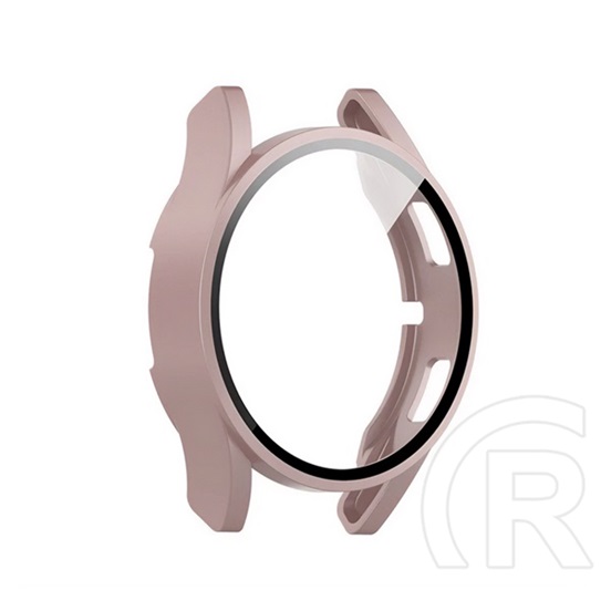 Gigapack Samsung Galaxy Watch 4 40 mm (SM-R860)  műanyag keret (bumper, ütésállóság + kijelzővédő üveg) rózsaszín
