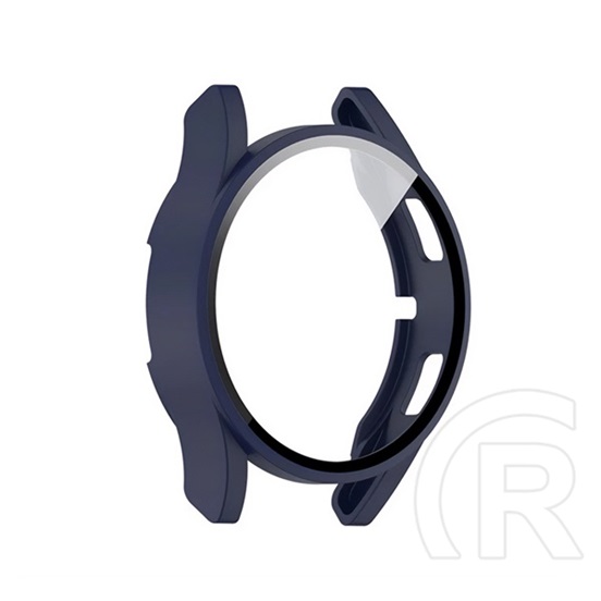 Gigapack Samsung Galaxy Watch 4 40 mm (SM-R860)  műanyag keret (bumper, ütésállóság + kijelzővédő üveg) sötétkék