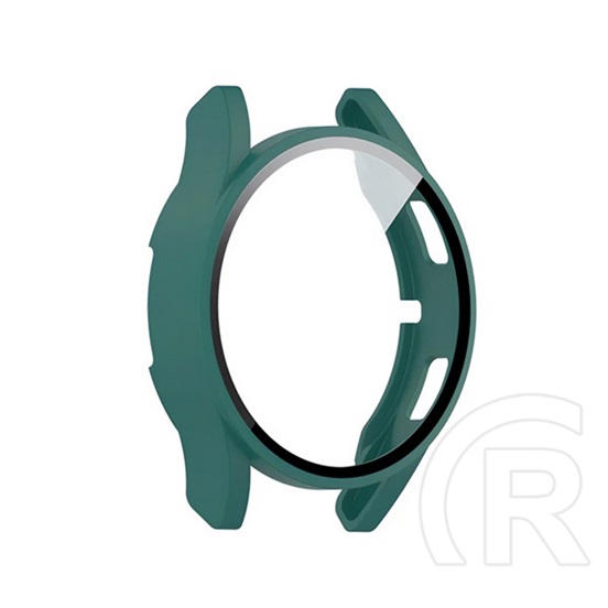 Gigapack Samsung Galaxy Watch 4 40 mm (SM-R860)  műanyag keret (bumper, ütésállóság + kijelzővédő üveg) sötétzöld