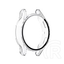 Gigapack Samsung Galaxy Watch 4 eSIM 40mm (SM-R865)  műanyag keret (bumper, ütésállóság + kijelzővédő üveg) átlátszó