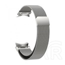 Gigapack Samsung Galaxy Watch 6 eSIM 44mm (SM-R945) pótszíj (egyedi méret, fém, milánói szíj, mágneses) ezüst