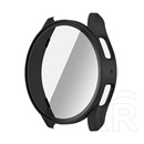 Gigapack Samsung Galaxy Watch 7 eSIM 44mm (SM-L315)  műanyag keret (bumper, ütésállóság + kijelzővédő üveg) fekete