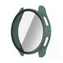 Gigapack Samsung Galaxy Watch 7 eSIM 44mm (SM-L315)  műanyag keret (bumper, ütésállóság + kijelzővédő üveg) sötétzöld