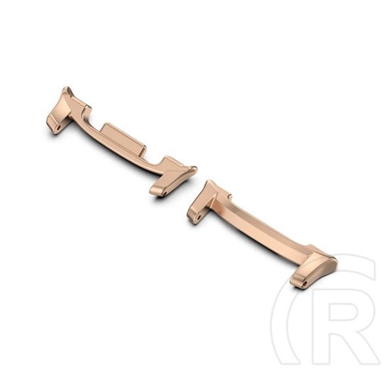 Gigapack Samsung Galaxy Watch 8 44mm (SM-L335)  óraszíj csatlakozó adapter ( 1 pár, átalakító, fém, 22mm) rozéarany