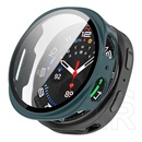 Gigapack Samsung Galaxy Watch 8 eSIM 40mm (SM-L325)  műanyag keret (bumper, ütésállóság + kijelzővédő üveg) sötétzöld