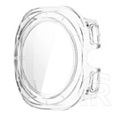 Gigapack Samsung Galaxy Watch Ultra eSIM 47mm (SM-L705) műanyag keret (bumper, ütésállóság + kijelzővédő üveg) átlátszó