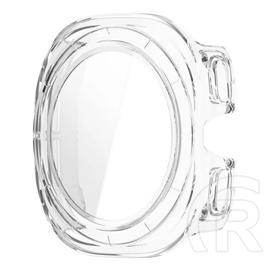 Gigapack Samsung Galaxy Watch Ultra eSIM 47mm (SM-L705) műanyag keret (bumper, ütésállóság + kijelzővédő üveg) átlátszó