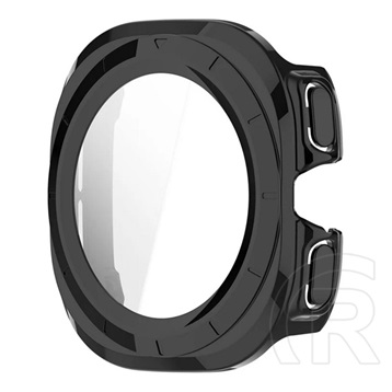 Gigapack Samsung Galaxy Watch Ultra eSIM 47mm (SM-L705) műanyag keret (bumper, ütésállóság + kijelzővédő üveg) fekete