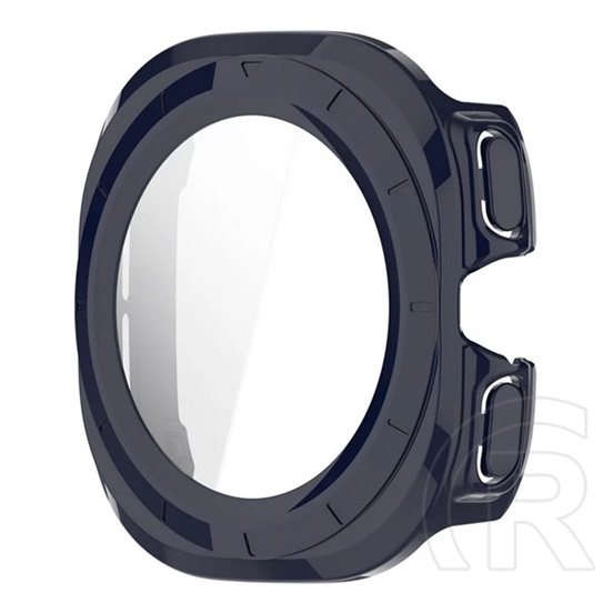 Gigapack Samsung Galaxy Watch Ultra eSIM 47mm (SM-L705) műanyag keret (bumper, ütésállóság + kijelzővédő üveg) sötétkék
