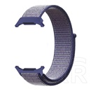 Gigapack Samsung Galaxy Watch Ultra eSIM 47mm (SM-L705) pótszíj (egyedi méret, nylon, tépőzáras, légáteresztő) lila