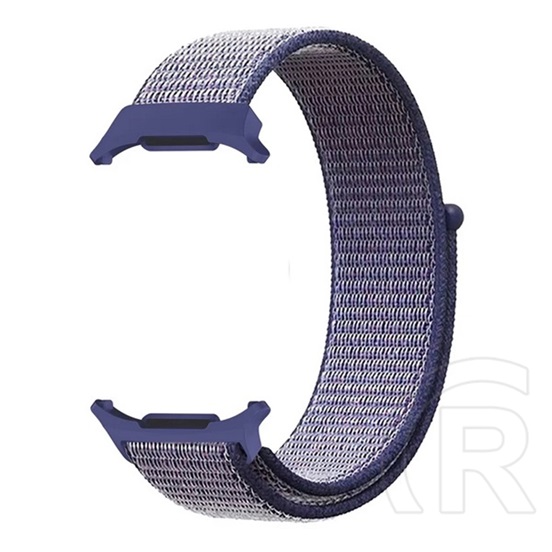 Gigapack Samsung Galaxy Watch Ultra eSIM 47mm (SM-L705) pótszíj (egyedi méret, nylon, tépőzáras, légáteresztő) lila