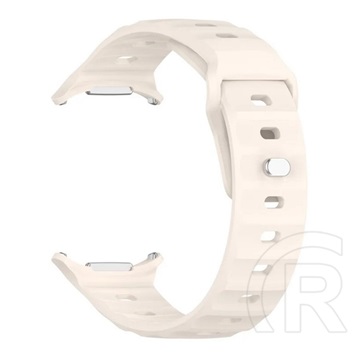Gigapack Samsung Galaxy Watch Ultra eSIM 47mm (SM-L705) pótszíj (egyedi méret, szilikon, légáteresztő, 3d) bézs