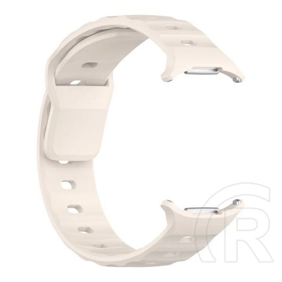 Gigapack Samsung Galaxy Watch Ultra eSIM 47mm (SM-L705) pótszíj (egyedi méret, szilikon, légáteresztő, 3d) bézs