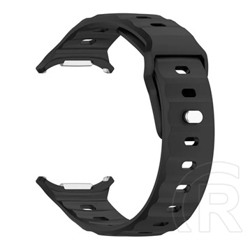 Gigapack Samsung Galaxy Watch Ultra eSIM 47mm (SM-L705) pótszíj (egyedi méret, szilikon, légáteresztő, 3d) fekete