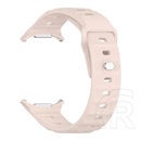 Gigapack Samsung Galaxy Watch Ultra eSIM 47mm (SM-L705) pótszíj (egyedi méret, szilikon, légáteresztő, 3d) rózsaszín