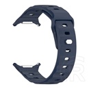 Gigapack Samsung Galaxy Watch Ultra eSIM 47mm (SM-L705) pótszíj (egyedi méret, szilikon, légáteresztő, 3d) sötétkék