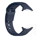 Gigapack Samsung Galaxy Watch Ultra eSIM 47mm (SM-L705) pótszíj (egyedi méret, szilikon, légáteresztő, 3d) sötétkék