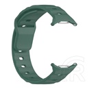 Gigapack Samsung Galaxy Watch Ultra eSIM 47mm (SM-L705) pótszíj (egyedi méret, szilikon, légáteresztő, 3d) sötétzöld